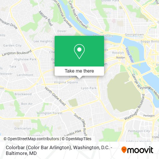 Colorbar (Color Bar Arlington) map