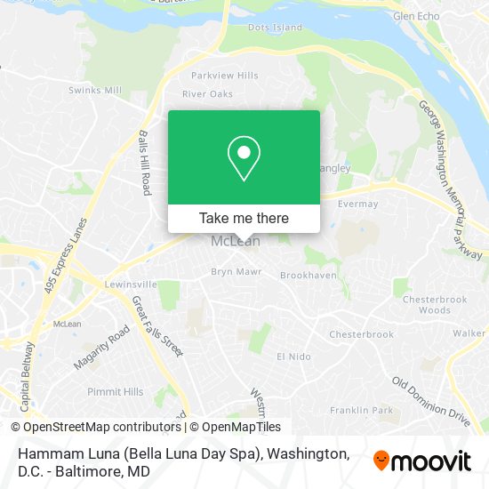 Mapa de Hammam Luna (Bella Luna Day Spa)
