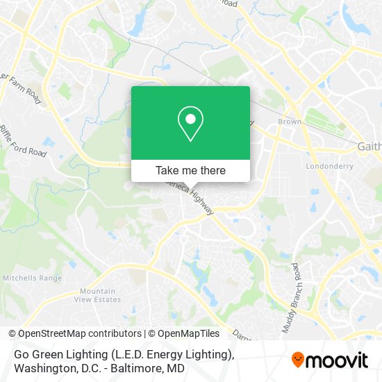 Mapa de Go Green Lighting (L.E.D. Energy Lighting)