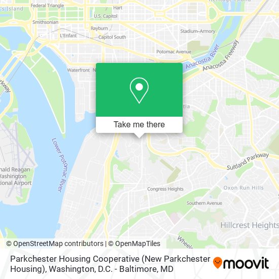 Mapa de Parkchester Housing Cooperative (New Parkchester Housing)