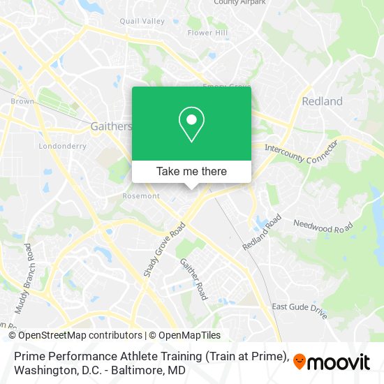 Mapa de Prime Performance Athlete Training (Train at Prime)