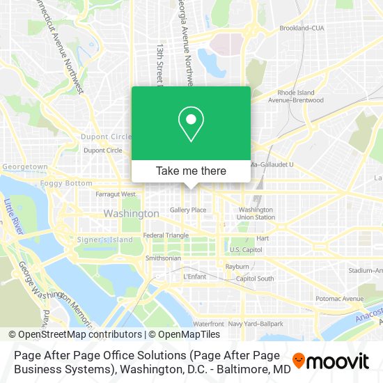 Page After Page Office Solutions (Page After Page Business Systems) map