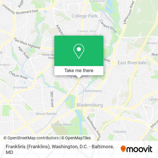 Franklin's (Franklins) map
