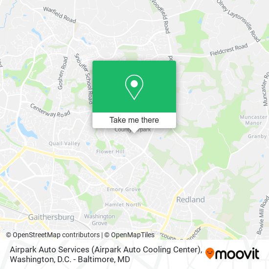 Airpark Auto Services (Airpark Auto Cooling Center) map