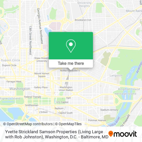 Yvette Strickland Samson Properties (Living Large with Rob Johnston) map
