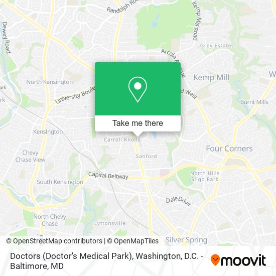 Mapa de Doctors (Doctor's Medical Park)