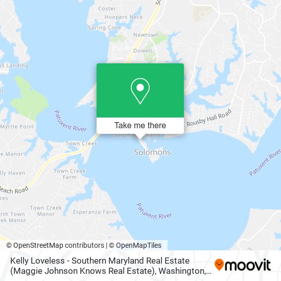 Kelly Loveless - Southern Maryland Real Estate (Maggie Johnson Knows Real Estate) map