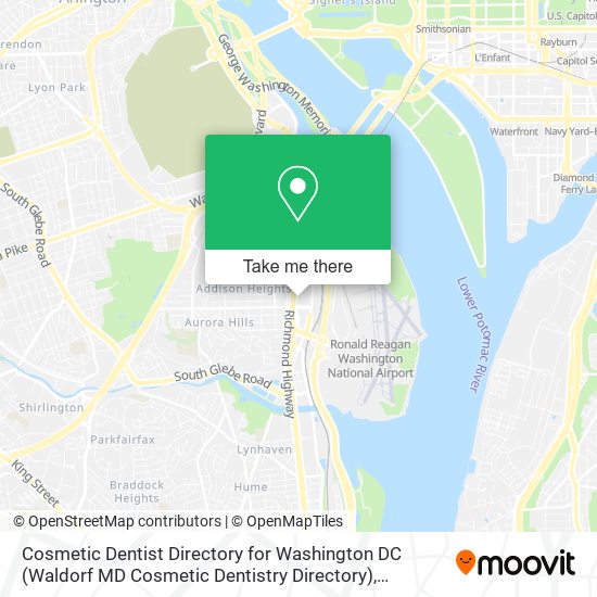 Mapa de Cosmetic Dentist Directory for Washington DC (Waldorf MD Cosmetic Dentistry Directory)