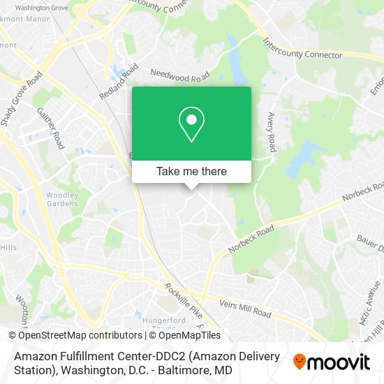 Amazon Fulfillment Center-DDC2 (Amazon Delivery Station) map