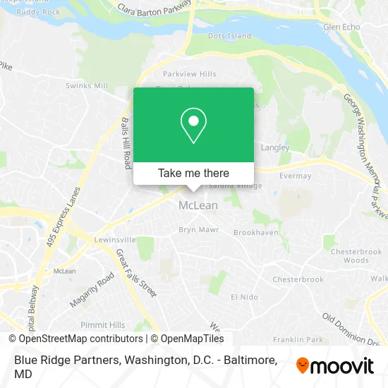 Blue Ridge Partners map