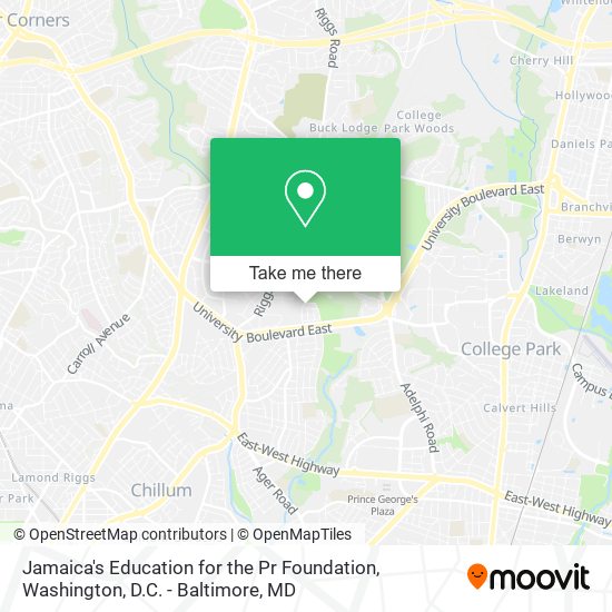 Jamaica's Education for the Pr Foundation map