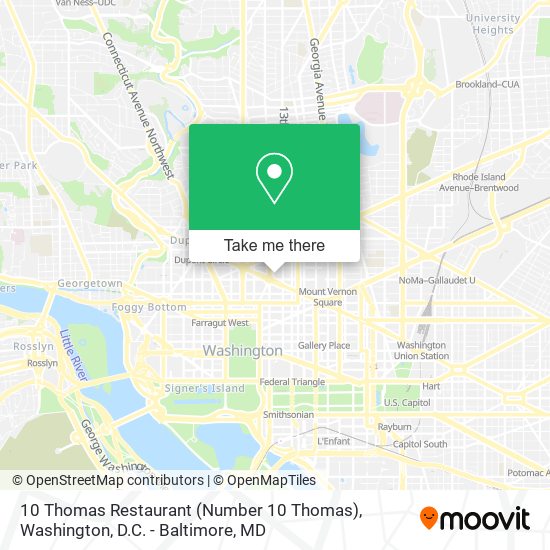 10 Thomas Restaurant (Number 10 Thomas) map