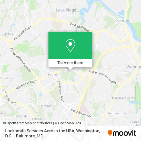Mapa de Locksmith Services Across the USA