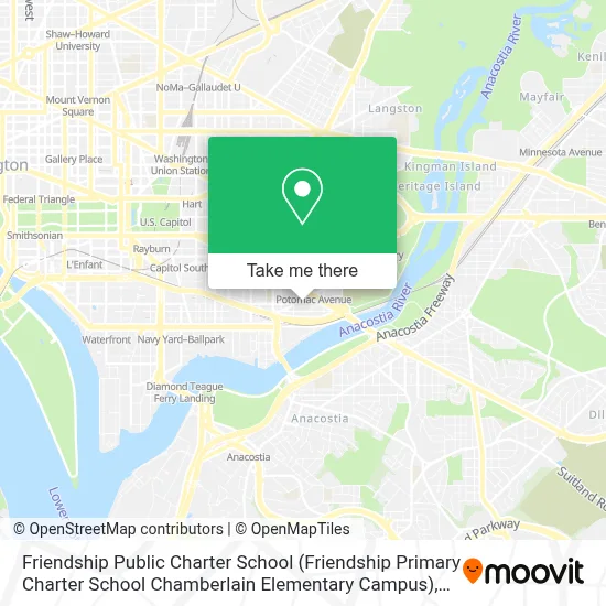 Friendship Public Charter School (Friendship Primary Charter School Chamberlain Elementary Campus) map