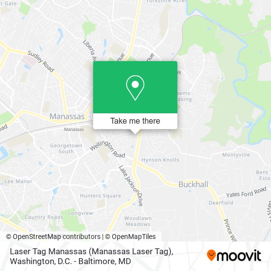 Laser Tag Manassas map