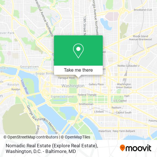 Nomadic Real Estate (Explore Real Estate) map