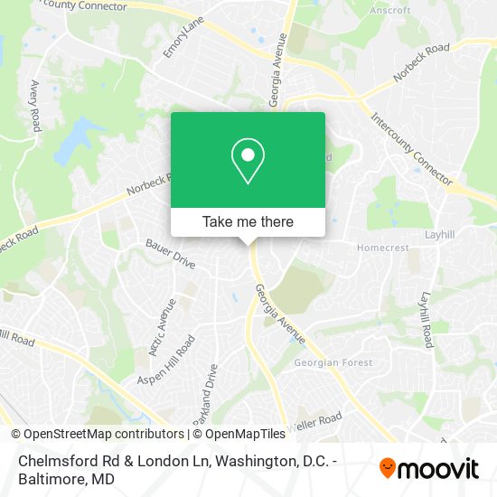 Mapa de Chelmsford Rd & London Ln