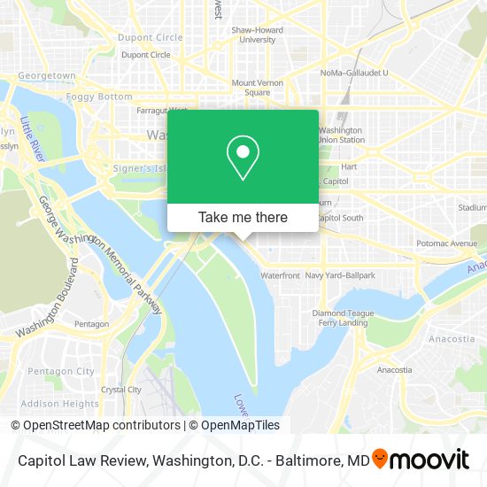 Capitol Law Review map
