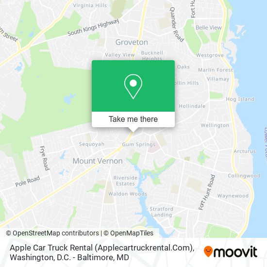 Apple Car Truck Rental (Applecartruckrental.Com) map