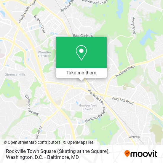 Rockville Town Square (Skating at the Square) map