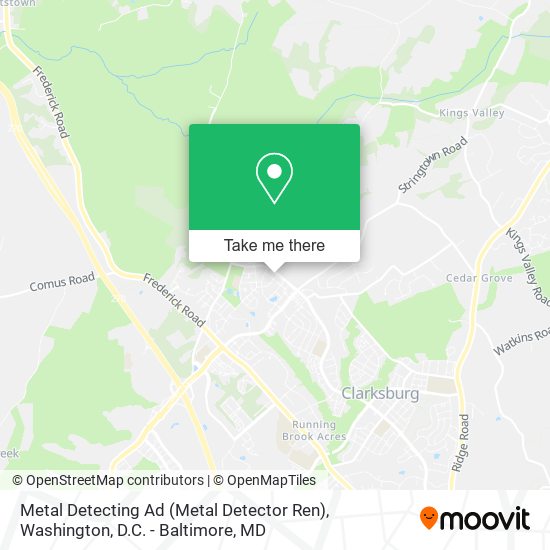 Metal Detecting Ad (Metal Detector Ren) map