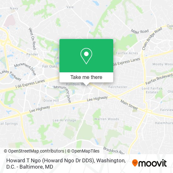 Howard T Ngo (Howard Ngo Dr DDS) map