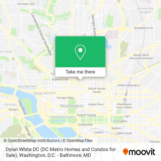 Dylan White DC (DC Metro Homes and Condos for Sale) map