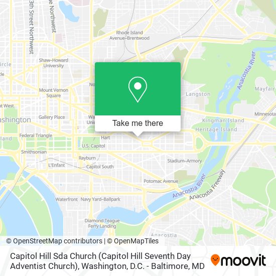 Mapa de Capitol Hill Sda Church (Capitol Hill Seventh Day Adventist Church)