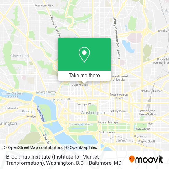 Mapa de Brookings Institute (Institute for Market Transformation)