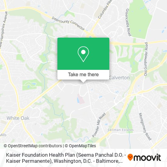 Kaiser Foundation Health Plan (Seema Panchal D.O. - Kaiser Permanente) map