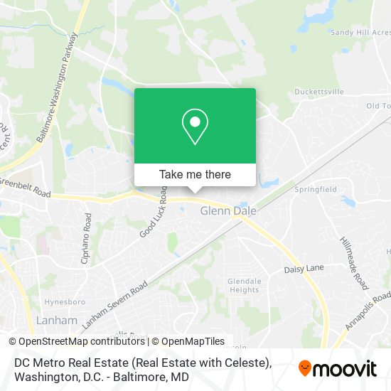 DC Metro Real Estate (Real Estate with Celeste) map