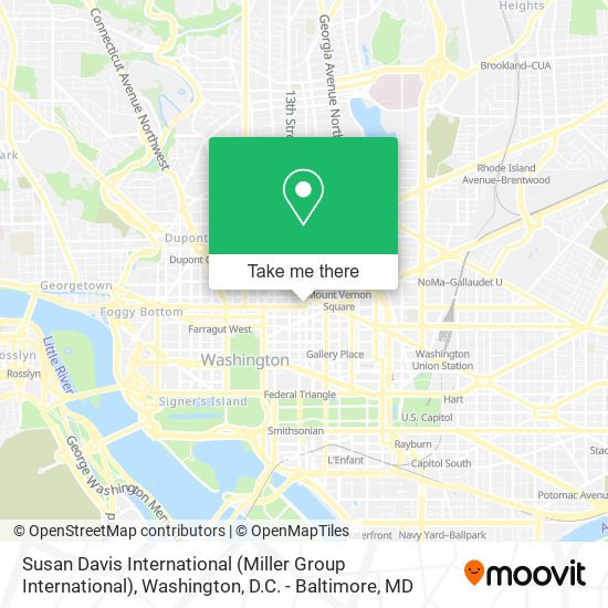Susan Davis International (Miller Group International) map