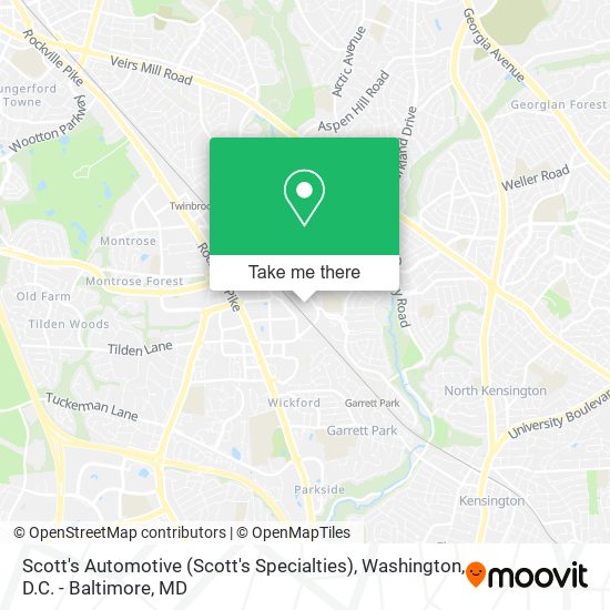 Mapa de Scott's Automotive (Scott's Specialties)