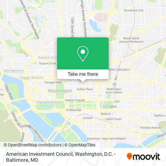 American Investment Council map
