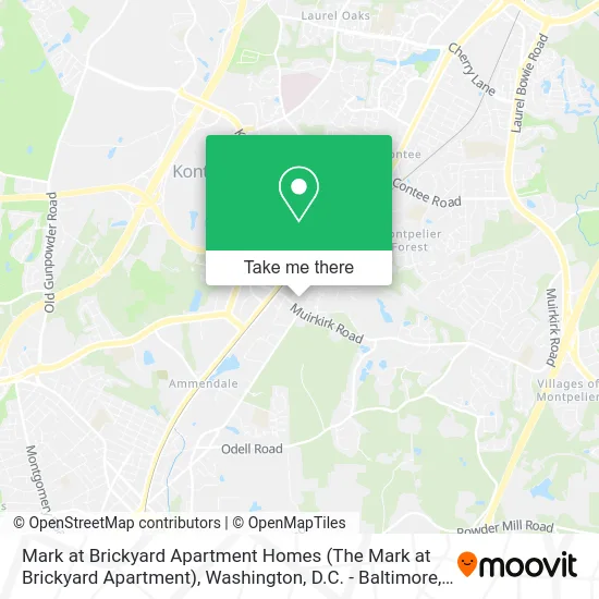 Mark at Brickyard Apartment Homes map