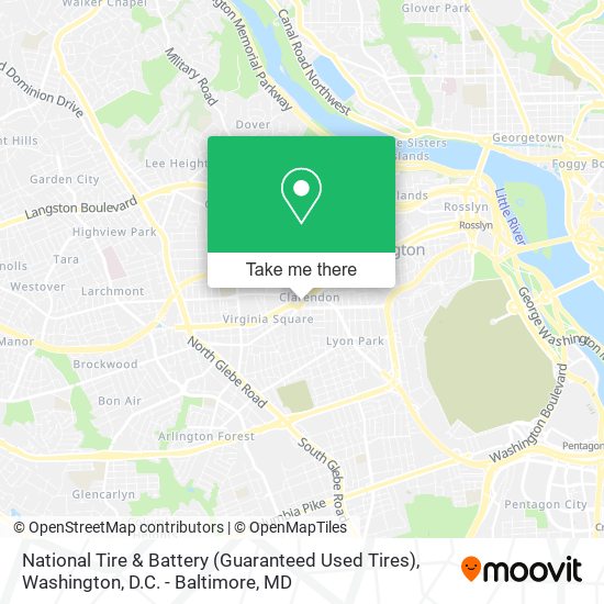 National Tire & Battery (Guaranteed Used Tires) map