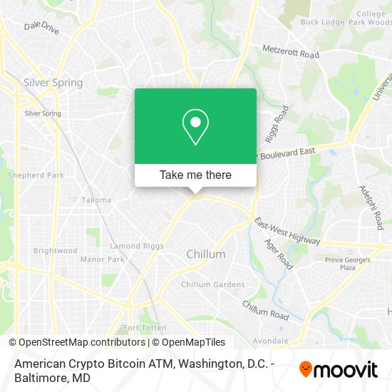 American Crypto Bitcoin ATM map