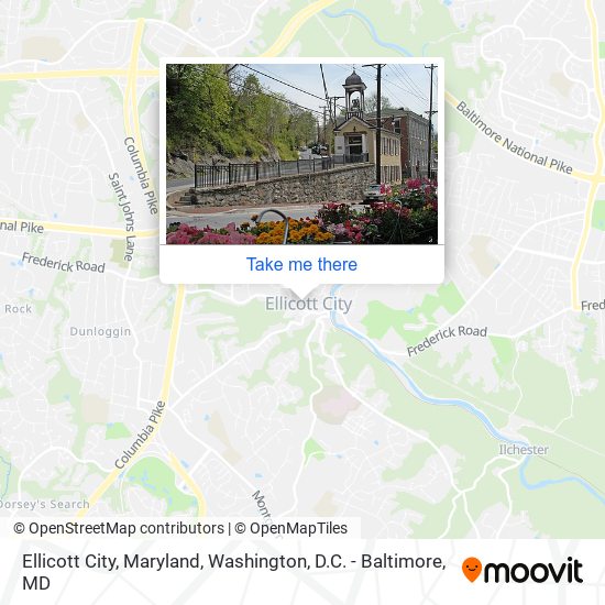 Ellicott City, Maryland map