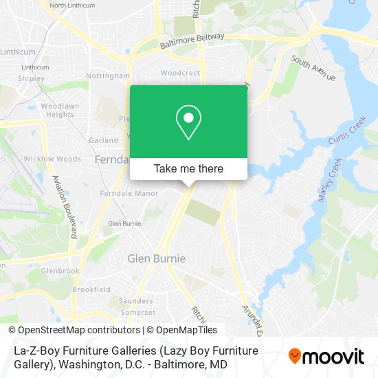 La-Z-Boy Furniture Galleries (Lazy Boy Furniture Gallery) map