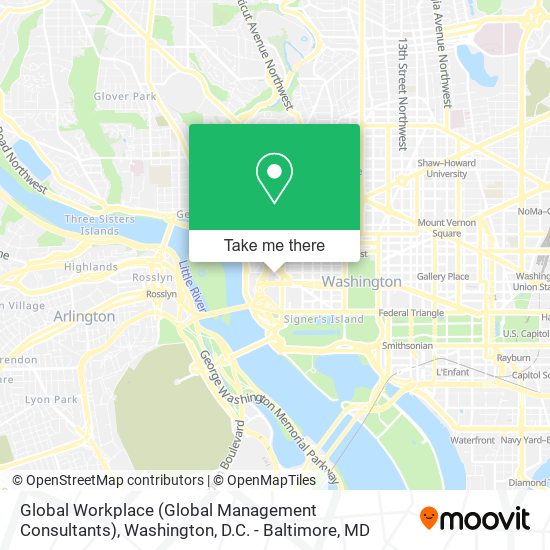 Global Workplace (Global Management Consultants) map