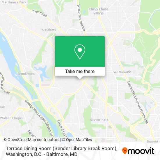 Mapa de Terrace Dining Room (Bender Library Break Room)
