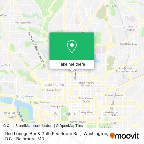 Red Lounge Bar & Grill (Red Room Bar) map