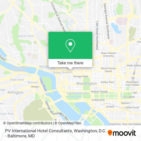PV International Hotel Consultants map