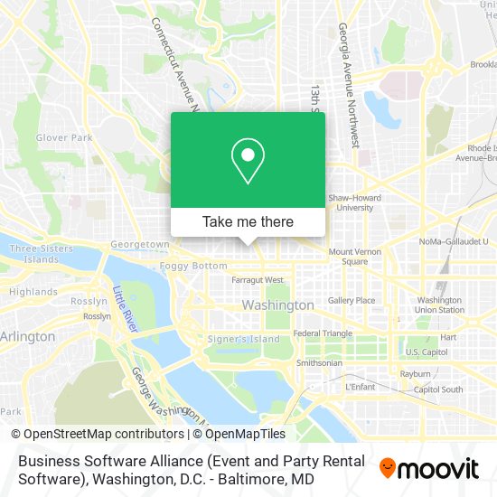 Business Software Alliance (Event and Party Rental Software) map