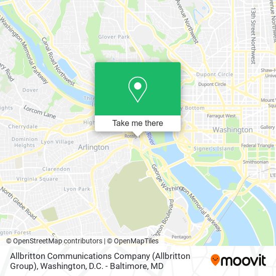 Allbritton Communications Company (Allbritton Group) map