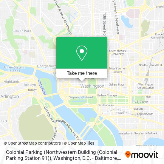 Mapa de Colonial Parking (Northwestern Building (Colonial Parking Station 91))