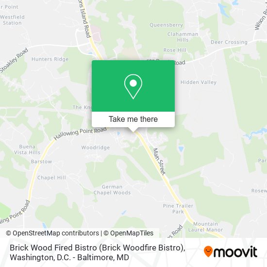 Brick Wood Fired Bistro (Brick Woodfire Bistro) map