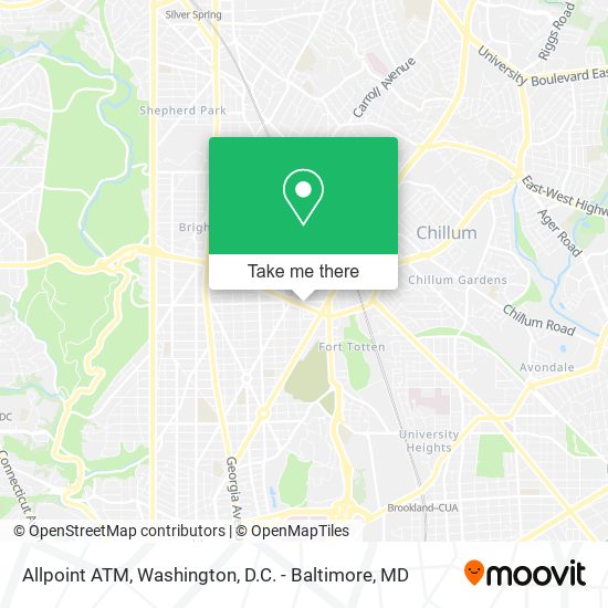 Allpoint ATM map