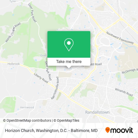 Mapa de Horizon Church