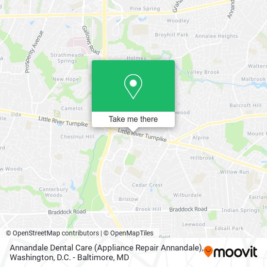 Mapa de Annandale Dental Care (Appliance Repair Annandale)